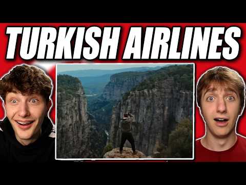 Americans React to Turkish Airlines Advertisements! (Türkiye: A Country Of Wonders)