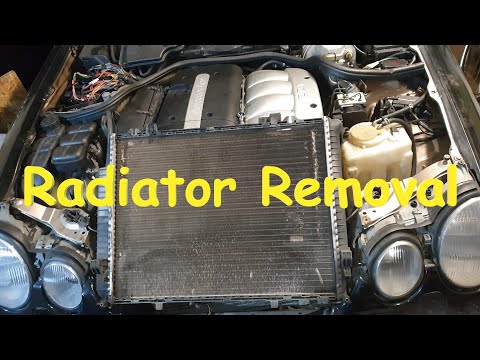 Mercedes w210 Radiator Removal E220 , E320 , E270 , E400