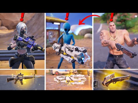 All Chapter 7 Boss Fights, Mythic Weapons in Fortnite - Fortnite Chapter 7 Boss locations