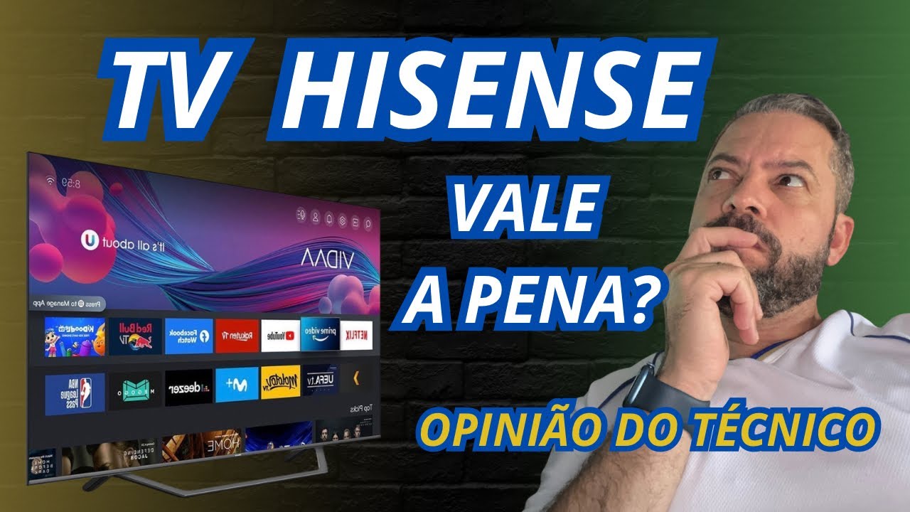 Miniatura da avaliação em vídeo de Smart TV Hisense 58 polegadas 58A6NV 4K UHD
