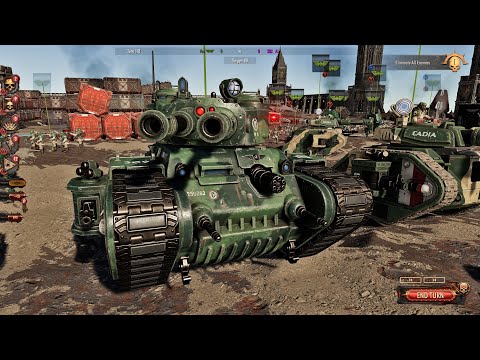 Astra Militarum Fortress DEFENCE! Cadian Troops vs Tyranids | Warhammer 40000 Battlesector