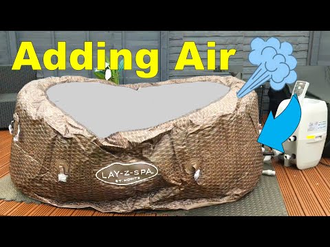 Hot Tub Maintenance DIY | Adding Air | Lay Z Spa | #Shorts