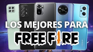 LOS 5 MEJORES CELULARES PARA JUGAR FREE FIRE EN 2023 SIN LAG | MEJORES Celulares BARATOS