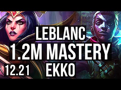LEBLANC vs EKKO (MID) | 4/1/19, 1.2M mastery | EUW Grandmaster | 12.21