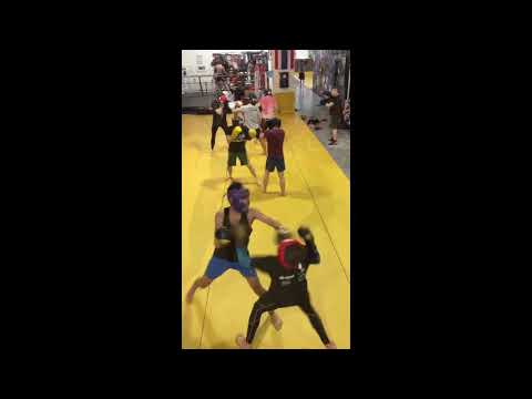 Asaël Adjoudj sparring in the Conor Mc Gregor gym