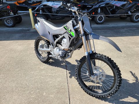 2024 KAWASAKI KLX 300R BATTLE GRAY WALK-AROUND