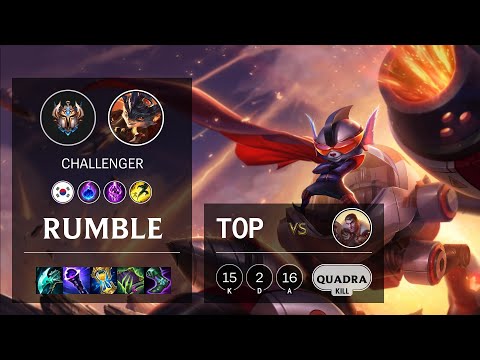 Rumble Top vs Jayce - KR Challenger Patch 10.24