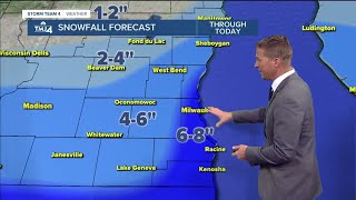 Storm brings several inches of snow to SE Wisconsin