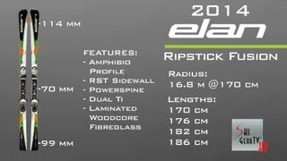 preview picture of video '2014 Elan Ripstick Fusion Ski Test By Trip Fulreader'