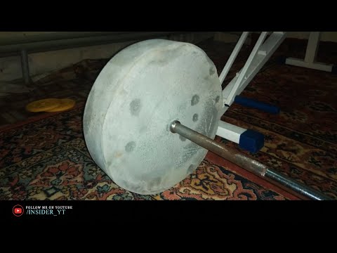 БЛИНЫ ДЛЯ ШТАНГИ или ГАНТЕЛЕЙ из БЕТОНА (САМОДЕЛЬНЫЕ)