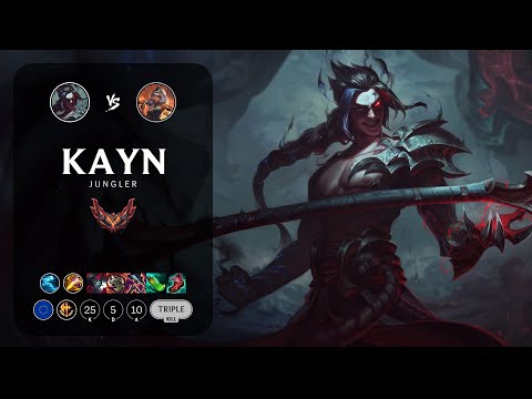 Kayn Jungle vs Qiyana - EUW Grandmaster Patch 12.22