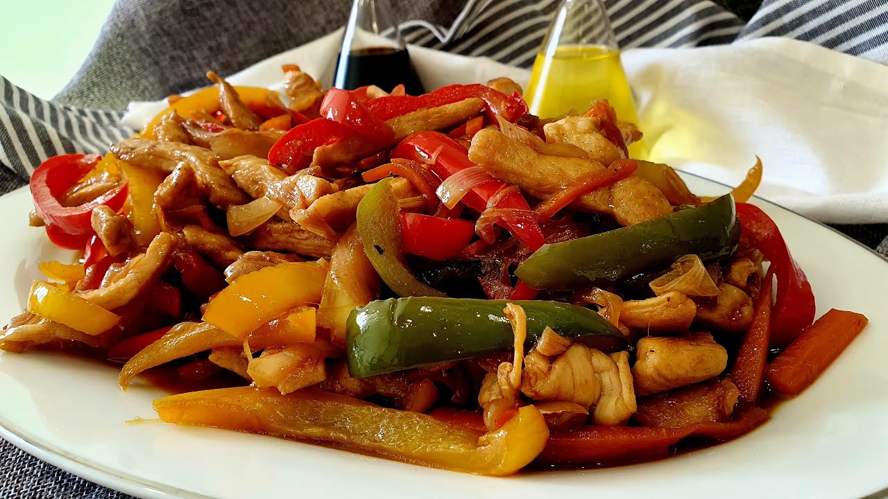 Watch Pollo con verduras y salsa de soja EN UN PIS-PAS !!! Now Pollo con verduras y salsa de soja EN UN PIS-PAS !!!