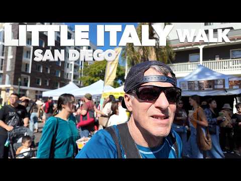 Visiting The LARGEST Little Italy In the US | San Diego