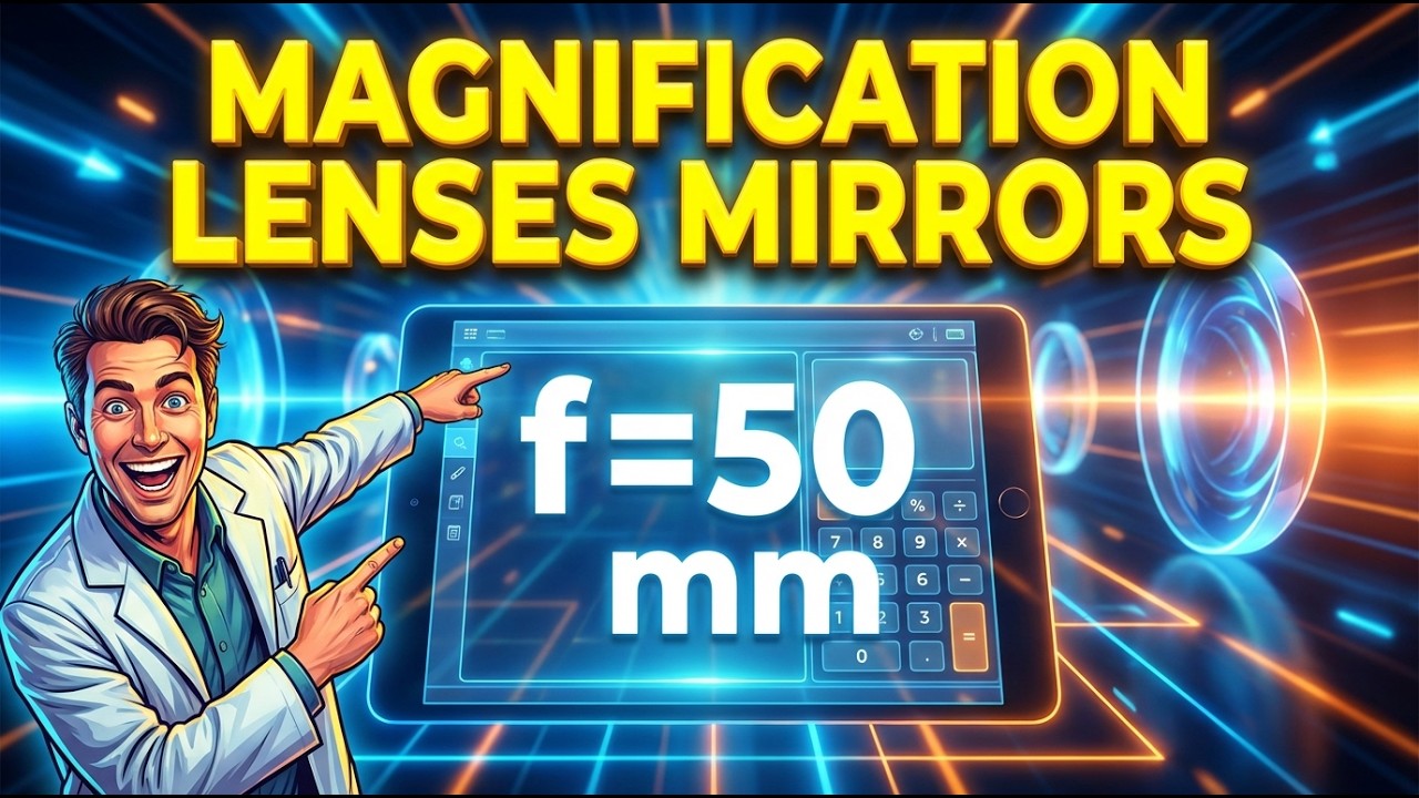 Magnification Lenses Mirrors Interactive Calculator