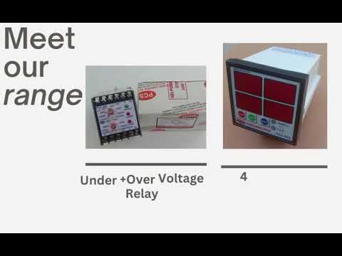 Main voltage relay, for industrial uses, aux. supply 230vac