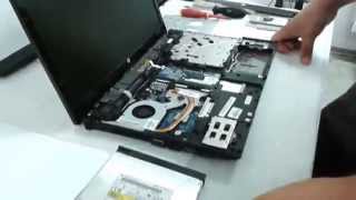 How to disassemble the HP ProBook 4525s, replace the memory, hard drive, fan cleanup | SURPAN.CZ