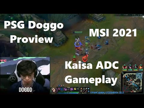 MSI 2021 Proview PSG Doggo Kaisa Gameplay POV ADC - PSG vs C9