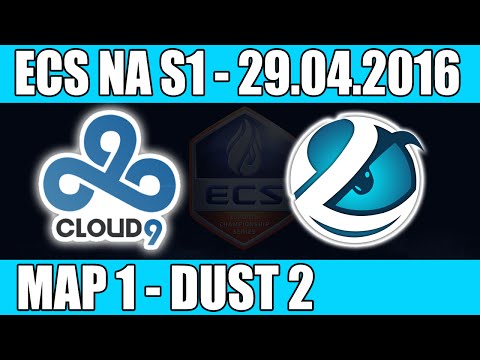 Cloud 9 vs Luminosity | Map 1 (Dust 2) ECS NA Season 1 2016 CS:GO Week 4 (29.04.2016)