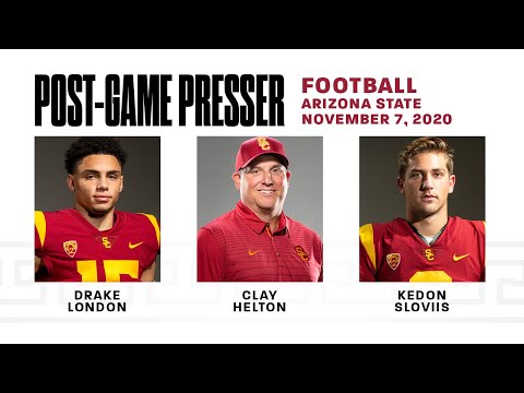 Football - USC vs. ASU Postgame Press Conference