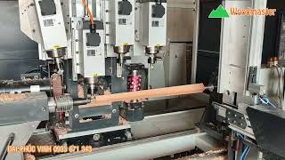Máy Tiện, Phay Hoàn Thiện Chân Ghế Woodmaster