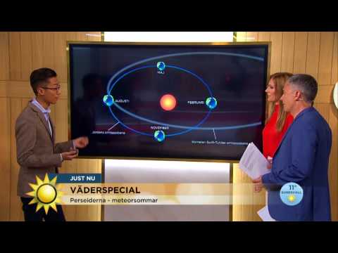 Meteorregn på väg - här kan du se 2 "stjärnfall" i minuten - Nyhetsmorgon (TV4)