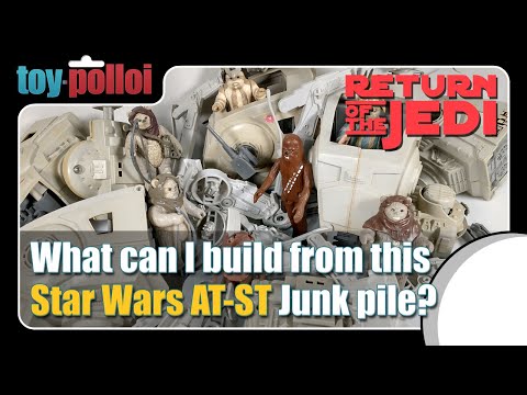 What can I build from this Junk pile of Vintage Star Wars AT-ST's - Toy Polloi