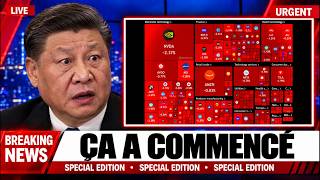 La Chine & Wall Street s'effondrent en même temps. (ça va secouer)