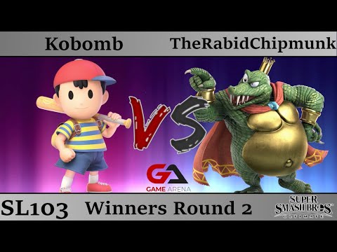Kobomb (Ness) vs The Rabid Chipmunk (King K Rool) - Winners Round 2: SmashLAN'd 103