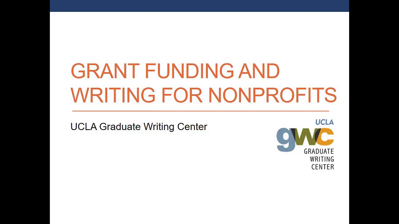 Grant Funding and Writing for Nonprofits