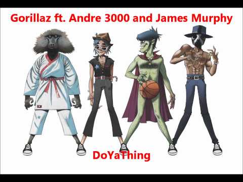 Gorillaz - DoYaThing ft. Andre 3000 and James Murphy (with lyrics)