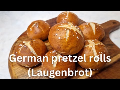 Germany's most delicious bread - German pretzel rolls - Laugenbrot