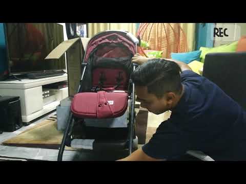 UNBOXING Sweet Cherry Stroller SC686: Excited First Time Nak Jadi Mak Bapak!