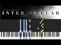 Interstellar - First Step (Piano Tutorial + sheets) - Hans Zimmer