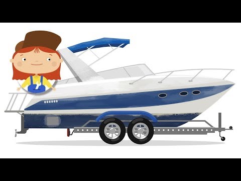 Doktor MacWheelie repariert ein Boot. Kinder Cartoon auf Deutsch