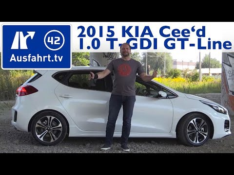 2015 KIA Cee'd 1.0 T-GDI GT-Line - Kaufberatung, Test, Review