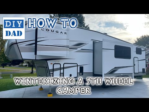 Winterizing a 5th Wheel Camper