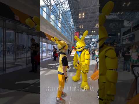 Spring Bonnie meets Spring Bonnie. #fnaf #fivenigthsatfreddys #springbonnie #fnafcosplay #springtrap