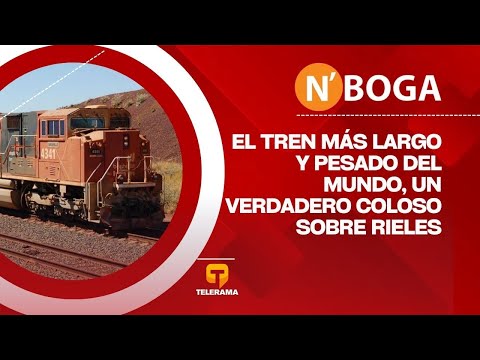 El tren más largo y pesado del mundo, un verdadero coloso sobre rieles