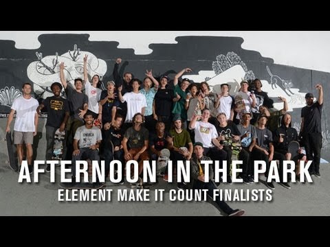 Afternoon In The Park: Element Make It Count Finalists - TransWorld SKATEboarding