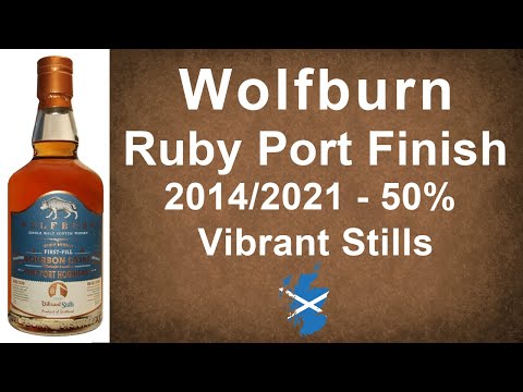 Wolfburn 2014/2021 Ruby Port Finish with 50% Single Malt Scotch Whisky Review by WhiskyJason
