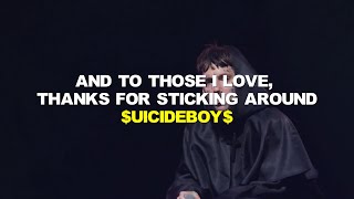 $uicideBoy$ – And To Those I Love, Thanks For Sticking Around - Live at Coachella 2023 (Lyrics)