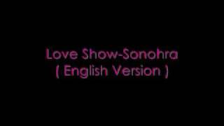 Love Show Sonohra ( English Version ) + Lyrics