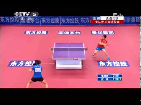 2013 China Trials for WTTC: Zhu Yuling vs Wu Yang [Full Match/Chinese]