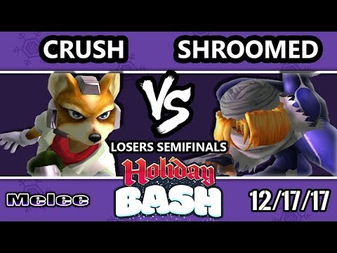 Holiday Bash SSBM - EGTV | Crush (Fox) VS IMT | Shroomed (Sheik) - Melee LSF