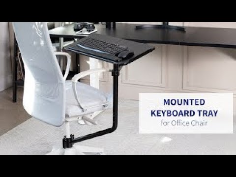 MOUNT-KB08C Office Chair Mounted Keyboard Tray by VIVO