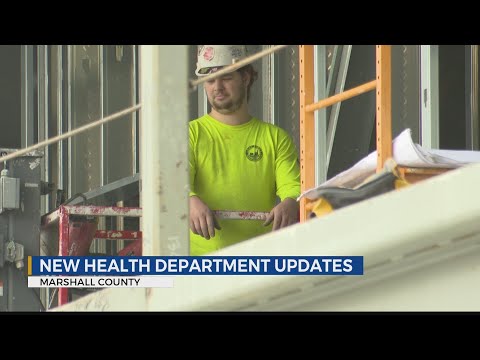 New Marshall County Health Department building slated to finish construction by October