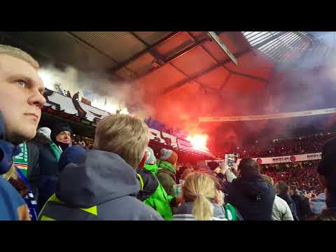 Pyrotechnik im Nordderby! SV Werder Bremen : HSV