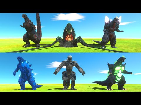 SUPER GODZILLA; GODZILLA ICE; MECHAGODZILLA VS SPACE GODZILLA; SHIN GODZILLA; BIOLLANTE - ARBS