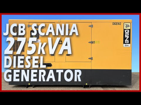JCB Scania Diesel Generator 275kVA – XP27560 Test #perkins | #fgwilson Authorised Dealer