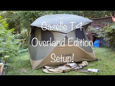 Gazelle T4 Overland Edition Hub Tent Unboxing and Setup: Your step-by-step Guide